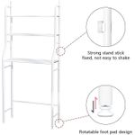 product_image_name-Generic-Étagère De Rangement 3 Niveaux Pour Salle De Bain, Au-Dessus Des Toilettes Ou Machine À Laver - Multifonction, Blanc 68Lx25lx165cm-8