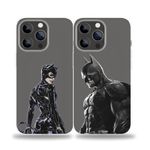 Pack BATMAN 2 (transparent) - Coques DUO - Compatible avec 14 Pro