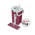 product_image_name-Generic-Balai Serpillère et Seau Essorage, Vadrouille Balai + 5 Serpillères-1