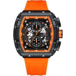 product_image_name-MINI FOCUS-Montre chronographe à quartz pour homme, cadran tonneau, style militaire, sport, avec bracelet en silicone orange, date automatique-7