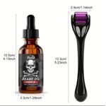 product_image_name-Generic-Huile de Ricin, Barbe Lisse, Design Goutte, Pratique et Applicable, Soin Énergique de la Peau, Hydratation Durable-3