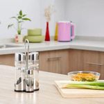 product_image_name-Generic-4 Distributeurs de Condiments – Set avec Support de Table pour Huile, Vinaigre, Sel et Poivre-3