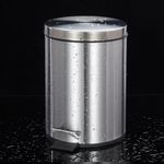 product_image_name-Boston-Poubelle 8L Litres INOX en Acier Inoxydable avec Pédale – Corbeille Métallique 8L pour Bureau, Cuisine et Salle de Bain-4