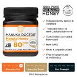product_image_name-Manuka Doctor-Monofloral Manuka Honey, MGO 80+, 8.75 oz (250 g) Miel de manuka brut-2