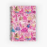 Barbie Collage Spiral Notebook - Bloc note