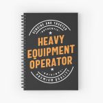Heavy Equipment Operator Spiral Notebook Bloc note
