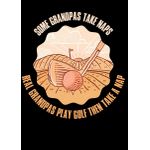 Real grandpas play golf  Poster Chambre Haute Qualité