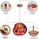 product_image_name-Generic-Suspension Lava couleur rose Gold avec ampoule Edison LED offerte-3