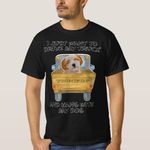 product_image_name-Generic-Truck Driving Dog Tibetan Terrier T-Shirt unique design - t shirt tres bon qualite-1