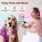 product_image_name-Generic-Mini Enceinte Karaoké LED Arc-en-Ciel–  moèdle K12-6