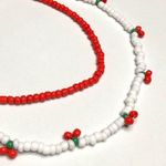 product_image_name-Generic-Pack 2 Collier Rouge et Blanc Cerises Beads-2