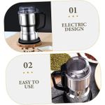 product_image_name-Generic-مطحنة ، ماكينة صنع القهوة، مطحنة القهوة والتوابل المحمولة، مطحنة حبوب من الفولاذ المقاوم للصدأ بقوة -6