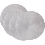 Generic  4 Pcs sets de Table gris argenté 38 cm