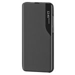 For Samsung Galaxy A02s Plating Leather Case - Black