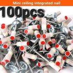 Pack 100 clous pour pistolet à clous manuel en acier