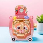 product_image_name-Generic-زجاجة ماء بتصميم رائع على شكل دب للفتيات، مانعة للتسرب، مع تصميم كرتوني لطيف، بسعة كبيرة (1 لتر)، مثالية كهدية عيد ميلاد للأطفال.-1