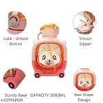 product_image_name-Generic-زجاجة ماء بتصميم رائع على شكل دب للفتيات، مانعة للتسرب، مع تصميم كرتوني لطيف، بسعة كبيرة (1 لتر)، مثالية كهدية عيد ميلاد للأطفال.-5