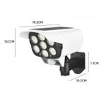 product_image_name-Generic-Lampe solaire étanche LED extérieure, éclairage mural simulant une caméra de surveillance, lampe de jardin avec télécommande-6