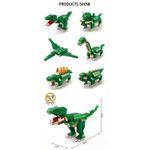 product_image_name-Lele Brother-Bloc de construction modèle dinosaure, 1000 pièces (legos)-6
