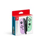 Nintendo Switch Manette Joy-con Violet Pastel Et Vert Pastel