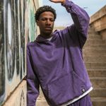 product_image_name-Hoodies-Hoodie Violet Délavé 100% Coton Qualité Premium-1