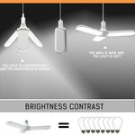 product_image_name-Generic-طوي مروحة بليد LED لمبة 45W مصباح إضاءة موفر للطاقة-2