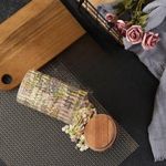 product_image_name-Generic-Bocal décoratif en verre transparent avec couvercle bois marron-5