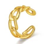 product_image_name-Clémentine Paris-Bague de luxe pour femme plaqué or élégant à la mode RGN052-1