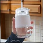 product_image_name-Generic-كوب زجاجي على شكل علبة مع مصاصة وشريط حماية عازل للحرارة-8