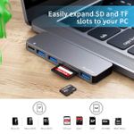 product_image_name-Generic-USB 6 in 1 Type C HUB Sortie HD 4K  USB 3.0  Adaptateur pour MacBook-5