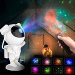 product_image_name-Generic-Astronaute Galaxy Projecteur, Veilleuse Étoile LED Plafond Éclairé avec Télécommande-1