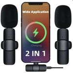 product_image_name-Normal-ual Wireless Mini Mic K-9 2-in-1 Plug-Play for Android (Gaming and Podcast, Live Proadcast on YouTube, Tiktok & Facebook)-2