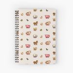 Pixelated Animals Spiral Notebook Bloc note