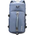 product_image_name-Generic-حقيبة سفر رياضية متعددة الاستخدامات من قماش أوكسفورد الأزرق مع قسم للأحذية وتصميم مقاوم للارتداء-1