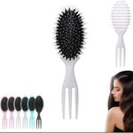 product_image_name-Generic- Vaporisateur cheveux+Brosse coiffante pour cheveux bouclés(Couleur Brosse aléatoire)-2