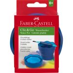 product_image_name-Faber Castel-فابر كاستل: وعاء ماء وفرشاة كليك آند جو قابلة للطي: أزرق-4