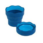 product_image_name-Faber Castel-فابر كاستل: وعاء ماء وفرشاة كليك آند جو قابلة للطي: أزرق-5