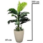 Plante Palmier Artificielle avec pot en polyester 100 cm