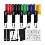 product_image_name-Majestic fitness-طقم احزمة المقاومة للياقة البدنية 11 قطعة مقاومة-2