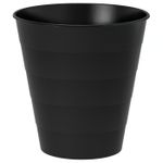 product_image_name-Generic-Poubelle de Bureau Design 10L – Corbeille à Papier Robuste en Plastique – Noir Mat-2