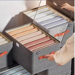 product_image_name-Generic-Boîte de rangement pour vêtements, économise de l'espace avec couvercle transparent-1