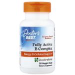 product_image_name-Doctor's BEST-Doctor's Best, Fully Active B Complex with Quatrefolic®, 30 Veggie Caps-1