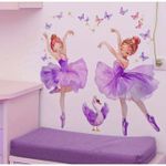 product_image_name-Generic-ملصقات حائط للبنات راقصات الباليه والبجع - ديكور غرفة الأطفال-2