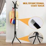 product_image_name-Generic-Coat rack with hooks, Jacket Bag and Scarf Holder Quick organizer-1