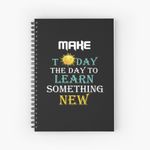 T-shirt de retour à l'école créée et vendue par ChockletBoy.Spiral Notebook Bloc note