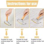 product_image_name-Generic-Brosse Manuel Anti Poil Rasoir Brosse Manuelle - éliminer les poils des chats et chiens-Grattoir Anti Bouloche pour Canapé Tapis et Vêtements-2