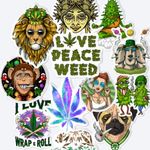 product_image_name-Generic-ملصقات WEED (12 قطعة) زينة اللاب توب - ستيكر-2