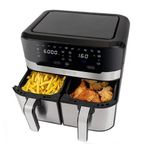 product_image_name-HEINRICH'S-air fryer Double - heteluchtfriteuse - 2 x 4.5 liter HFR 8214 -2