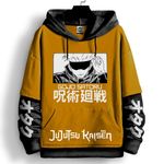 كابيتشو هودي قبية أوتاكو أنيم مانكا ملابس رجال نساء سويتشورت لباس أولاد بنات - Sweatshirt Hoodie Jujutsu Kaisen Manga Anime Gojo Capuchon Oversize Tshirt Capuche