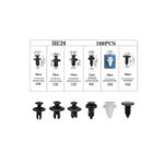 product_image_name-Generic-100 Pièces Clips De Retenue De Pare-chocs retenue Rivet clip,porte panneau de retenue voiture-5